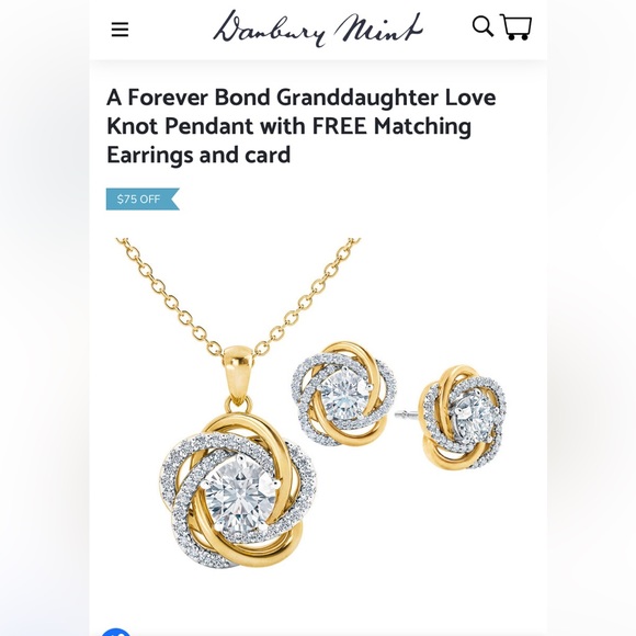 Danbury Mint Jewelry Set Bundle BN - Picture 1 of 15